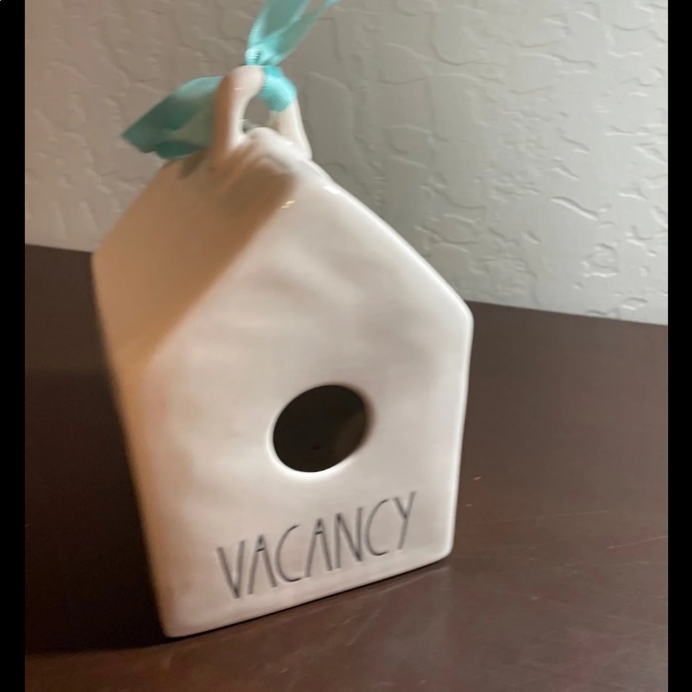 Rae Dunn “Vacancy” BirdHouse